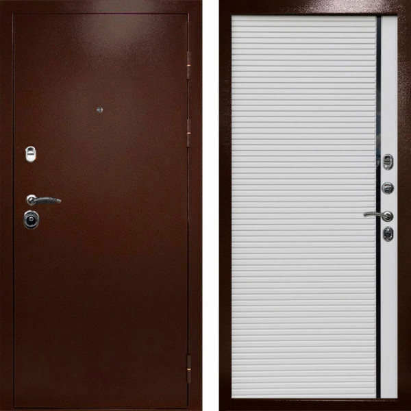 Входная дверь Termo-Door Техно Медь Антик - Porte white