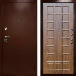 Входная дверь Termo-Door Техно Медь Антик - Престиж дуб