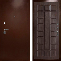 Входная дверь Termo-Door Техно Медь Антик - Престиж венге