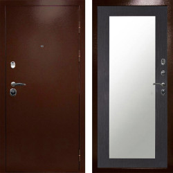 Входная дверь Termo-Door Техно Медь Антик - Зеркало Триумф венге