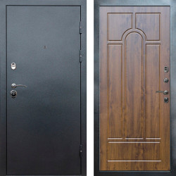 Входная дверь Termo-Door Техно Серебро Антик - Арка дуб