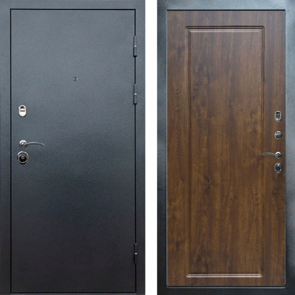 Входная дверь Termo-Door Техно Серебро Антик - Гранд Дуб