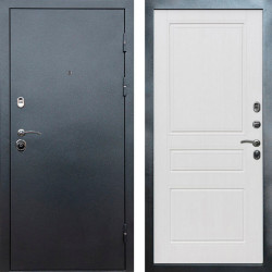 Входная дверь Termo-Door Техно Серебро Антик - Классика белое дерево