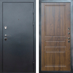 Входная дверь Termo-Door Техно Серебро Антик - Классика дуб