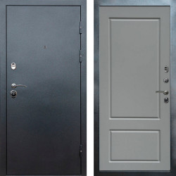 Входная дверь Termo-Door Техно Серебро Антик - Марсель Grey софт