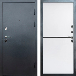 Входная дверь Termo-Door Техно Серебро Антик - Нео White