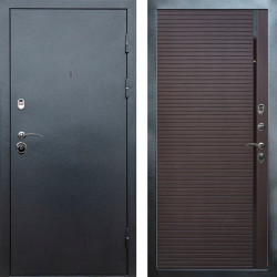 Входная дверь Termo-Door Техно Серебро Антик - Porte Шоколад