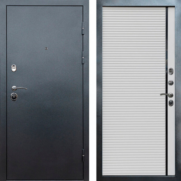 Входная дверь Termo-Door Техно Серебро Антик - Porte white