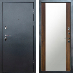 Входная дверь Termo-Door Техно Серебро Антик - Зеркало дуб