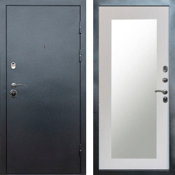 Входная дверь Termo-Door Техно Серебро Антик - Зеркало Триумф лиственница