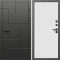 Входная дверь Termo-Door Тетрис Блэк - Флэт Белый софт
