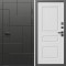 Входная дверь Termo-Door Тетрис Блэк - Классика белое дерево