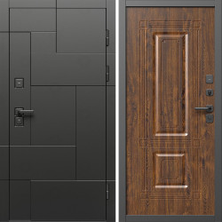 Входная дверь Termo-Door Тетрис Блэк - Мадрид Дуб