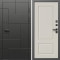 Входная дверь Termo-Door Тетрис Блэк - Марсель Слоновая кость