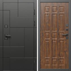 Входная дверь Termo-Door Тетрис Блэк - Спарта дуб