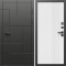 Входная дверь Termo-Door Тетрис Блэк - Страйп Белый Софт