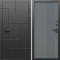 Входная дверь Termo-Door Тетрис Блэк - Страйп Грей Софт