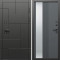 Входная дверь Termo-Door Тетрис Блэк - Зеркало Люмис Грей Софт