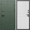 Входная дверь Termo-Door Тетрис Грин - Горизонт белый