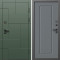 Входная дверь Termo-Door Тетрис Грин - Гранд Grey софт