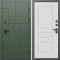 Входная дверь Termo-Door Тетрис Грин - Классика белое дерево