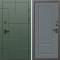 Входная дверь Termo-Door Тетрис Грин - Марсель Grey софт