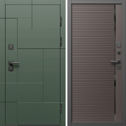 Входная дверь Termo-Door Тетрис Грин - Порте Шоколад