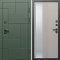 Входная дверь Termo-Door Тетрис Грин - Зеркало Люмис Капучино