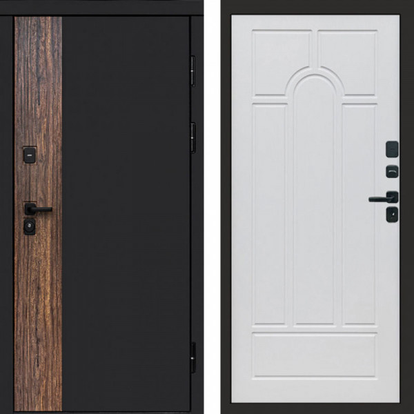 Входная дверь Termo-Door Тор - Арка белое дерево