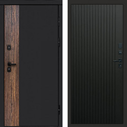 Входная дверь Termo-Door Тор - Flat Черный кварц