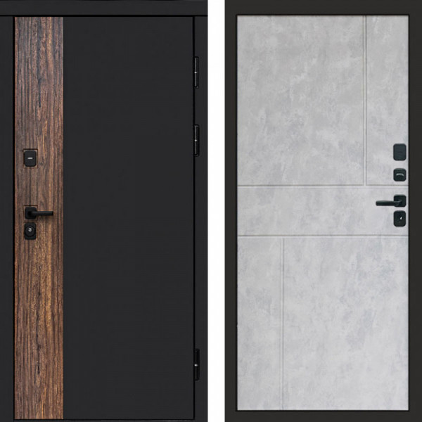 Входная дверь Termo-Door Тор - Горизонт бетон светлый