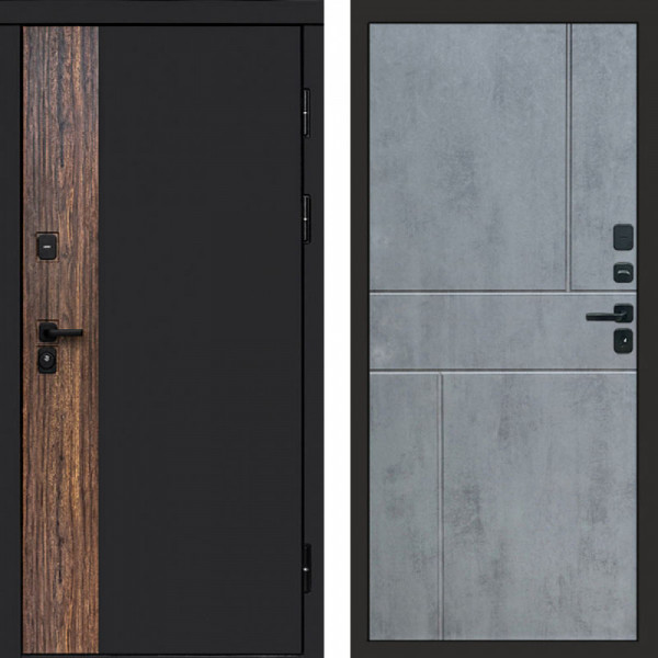 Входная дверь Termo-Door Тор - Горизонт бетон темный