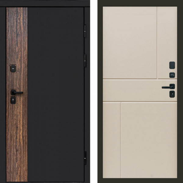 Входная дверь Termo-Door Тор - Горизонт Слоновая кость