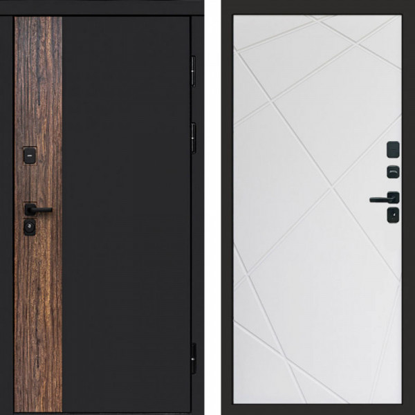 Входная дверь Termo-Door Тор - Лучи белый