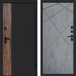 Входная дверь Termo-Door Тор - Лучи бетон темный