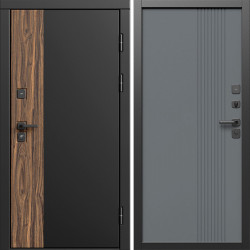 Входная дверь Termo-Door Тор - Страйп Грей Софт