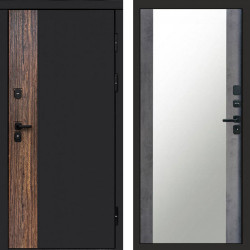 Входная дверь Termo-Door Тор - Зеркало бетон темный