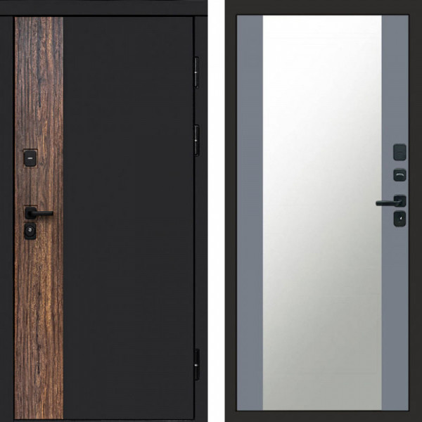 Входная дверь Termo-Door Тор - Зеркало Grey Софт