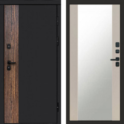 Входная дверь Termo-Door Тор - Зеркало Слоновая кость