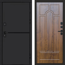 Входная дверь Termo-Door Тренд Black - Арка дуб