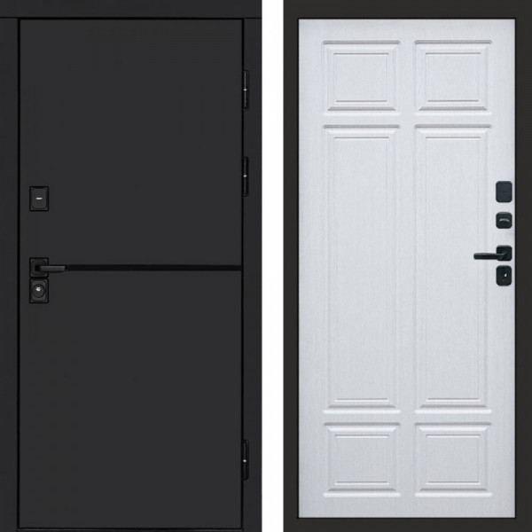 Входная дверь Termo-Door Тренд Black - Без серии Лиственница премиум