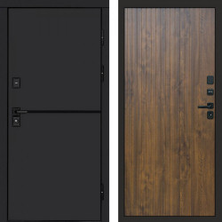 Входная дверь Termo-Door Тренд Black - Flat Дуб