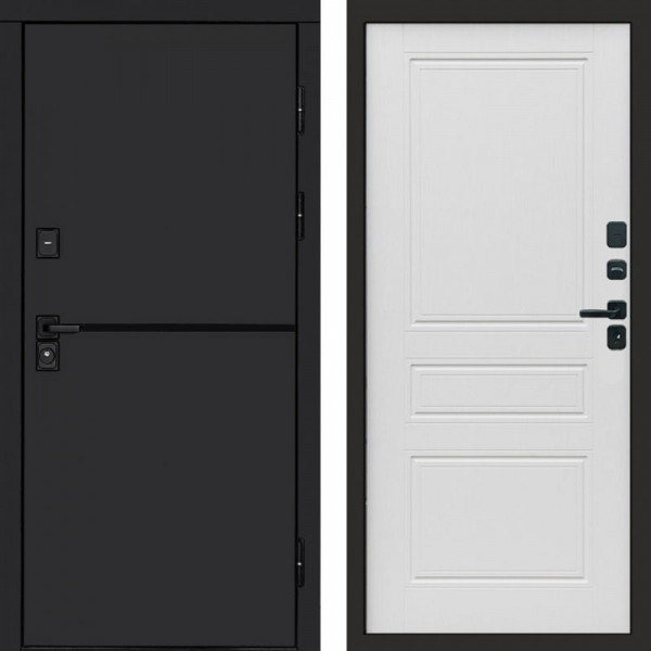 Входная дверь Termo-Door Тренд Black - Классика лиственница