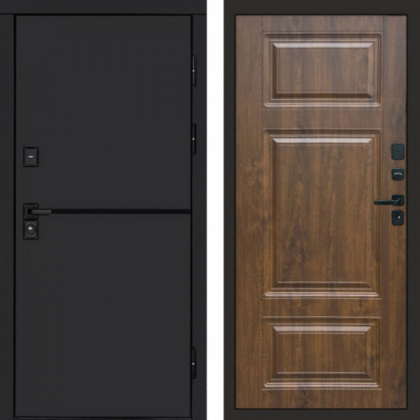 Входная дверь Termo-Door Тренд Black - Лион Дуб