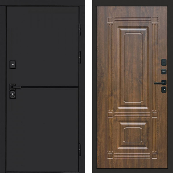 Входная дверь Termo-Door Тренд Black - Мадрид Дуб