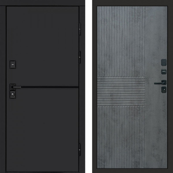 Входная дверь Termo-Door Тренд Black - Мастино Бетон темный
