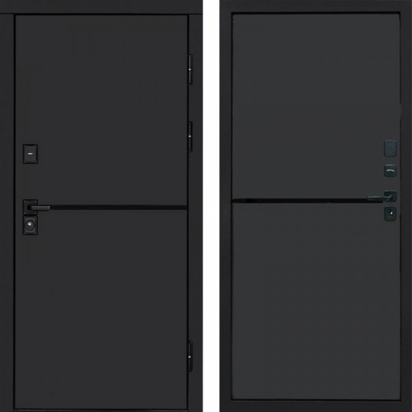 Входная дверь Termo-Door Тренд Black - Нео Графит