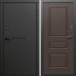 Входная дверь Termo-Door Тренд Блэк - Классика венге