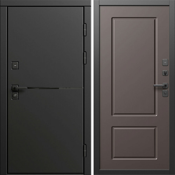 Входная дверь Termo-Door Тренд Блэк - Марсель Шоколад