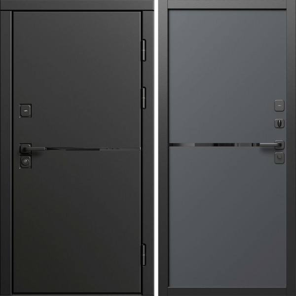 Входная дверь Termo-Door Тренд Блэк - Нео Графит